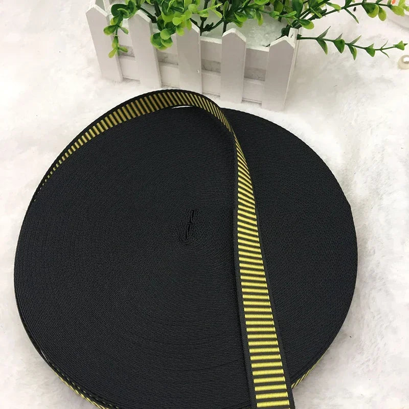 15/500Meters 15/20mm Nylon Webbing for Sewing Bag Strap Ribbon Clothing Belt Decoration Binding Tape Fastening Straps Supplies