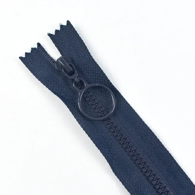 15/500pcs Meetee 3# Resin Zippers Closed 25cm Open-end 60cm Ring Puller Zipper for Bags Wallet Purse Garment Sewing Accessories