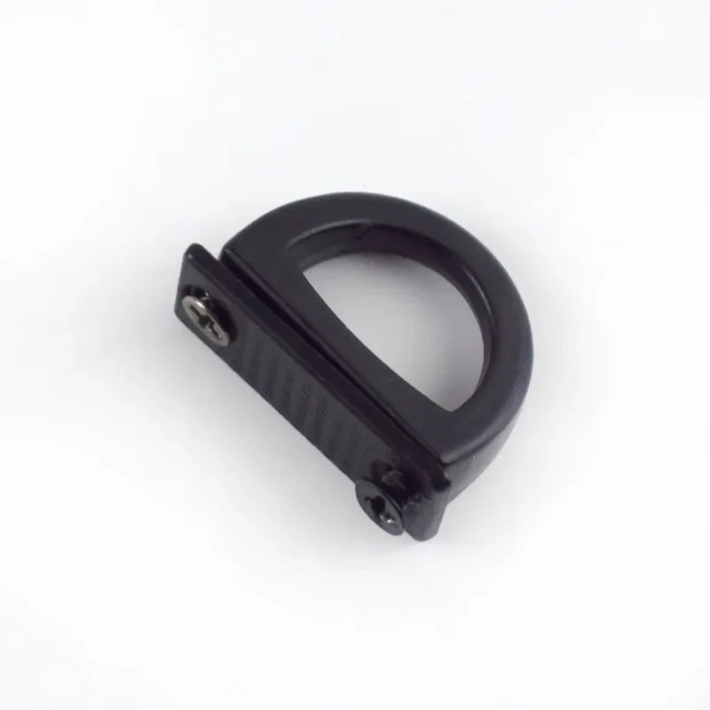 Meetee 10/300Pcs 14mm Metal D Ring Bag Side Clip Buckles Screw Handbag Chain Hanger Hook DIY Strap Hardware Accessories