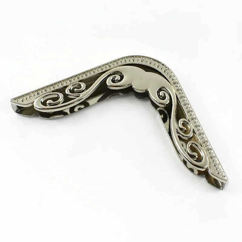 8/300Pcs Flower Hollow Metal Corner Decorative Buckle Purse Edge Protectors Clip Buckles Book Cover Corners Clasp DIY Hardware