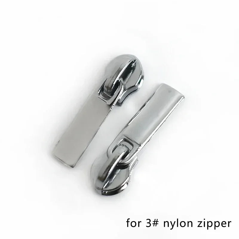 150pcs Meetee Zipper Sliders for 3# 5# Nylon Zippers Down Jacket Zip Head Bag Clothing Zips Repair Kits DIY Sewing Accessories