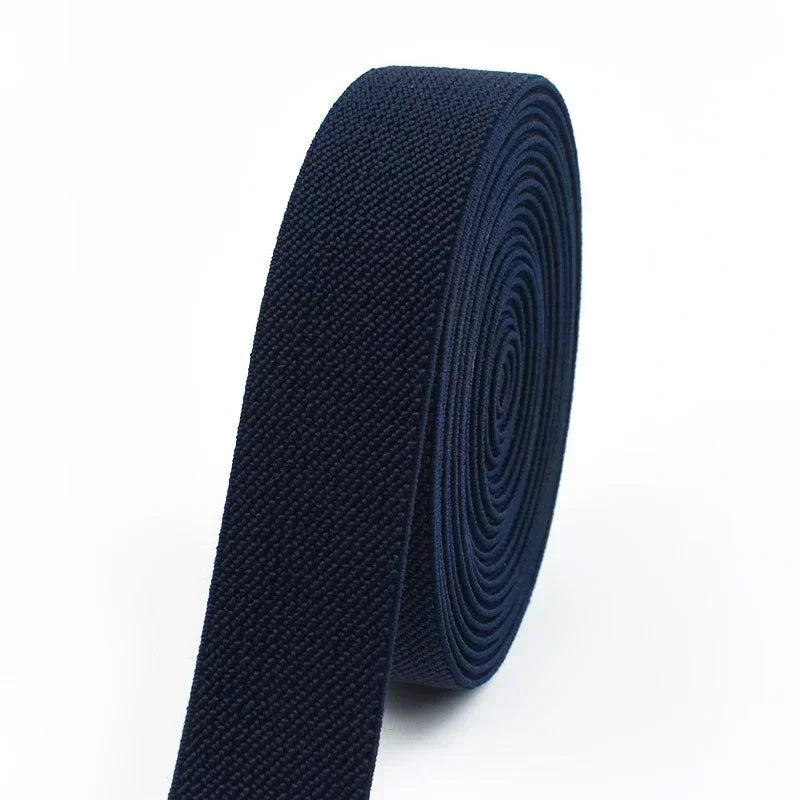 5/150Meters 10-50mm Elastic Bands for Trousers Waist Rubber Band Stretch Webbing Tapes Belt DIY Underwear Clothes Sewing Accessory