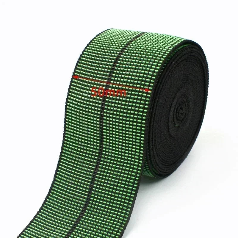 5/100M Elastic Latex Tape Rubber Bands for Furniture Sofa Strap Repair DIY Upholstery Modification Elasticity Belt Chair Material