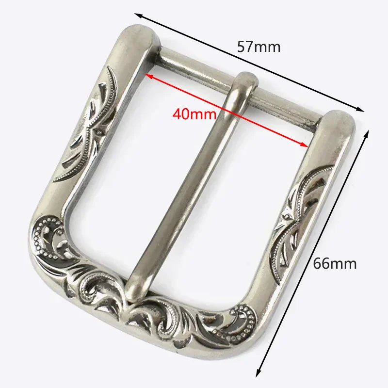 8/200Pcs 20/35/40mm Vintage Ancient Silver Brass Metal Belt Buckles Leather Waistband Adjust Pin Buckle Apparel Fastex Clasp Head