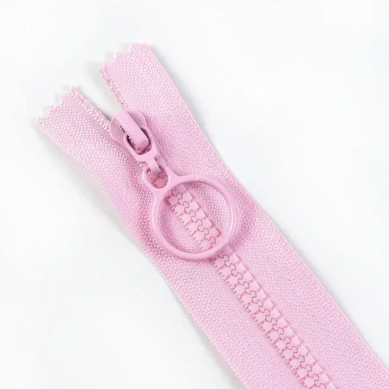 15/500pcs Meetee 3# Resin Zippers Closed 25cm Open-end 60cm Ring Puller Zipper for Bags Wallet Purse Garment Sewing Accessories
