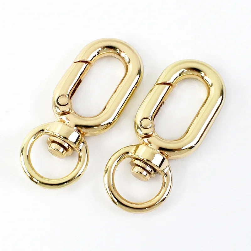 10/360Pcs Metal Buckles O Ring Swivel Lobster Clasp for Bag Strap Handbag Carbiner Clip Snap Hooks DIY Hardware Accessories