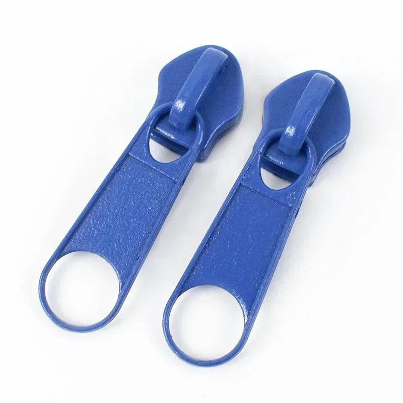 3# 5# Nylon Zipper Slider 30/1200Pcs Colorful Zip Pull Head Clothing Zippers Puller Backpack Closure Zips Sliders DIY Repair Kits