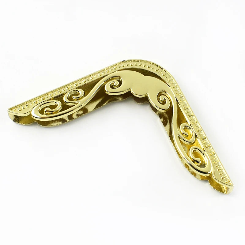 8/300Pcs Flower Hollow Metal Corner Decorative Buckle Purse Edge Protectors Clip Buckles Book Cover Corners Clasp DIY Hardware