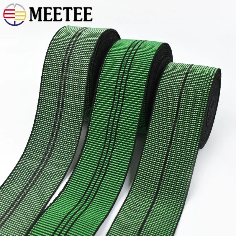 5/100M Elastic Latex Tape Rubber Bands for Furniture Sofa Strap Repair DIY Upholstery Modification Elasticity Belt Chair Material