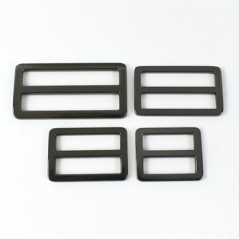 15/500Pcs 25/32/38/50mm Metal Tri Glide Slider Buckles Webbing Straps Adjuster Ring Buckle for Bag Strap DIY Hardware Accessories