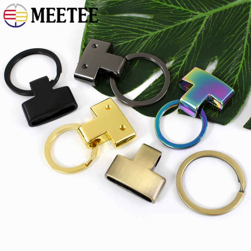 8/200Pcs 20/24mm Metal Ring Buckles O Rings for Keychain Bag Strap Connector Clasp Webbing Clip DIY Craft Hardware Accessories