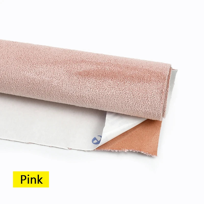 50/100*143cm Suede Self-adhesive Fabric Car Interior Trim Velvet Fabrics Synthetic Leather Cloth DIY Accessories