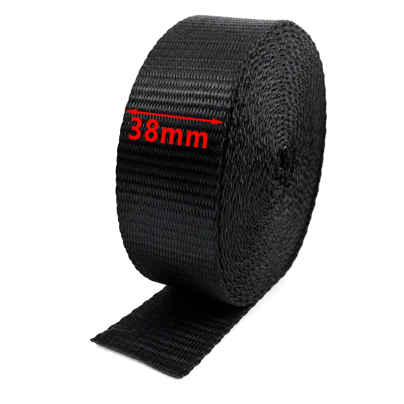 8/200M 25/38/50mm Polyester Webbing Tapes 1.2/1.6/1.8mm Thick High-strength Ribbon Strap for Cargo Bundling Band Fixed Supplies