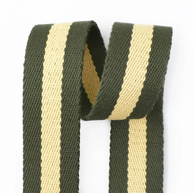 2/50Meters 38mm 2.5mm Thick Polyester Cotton Webbing DIY Sewing Jacquard Webbings Ribbons Clothes Bag Straps Hats Tapes