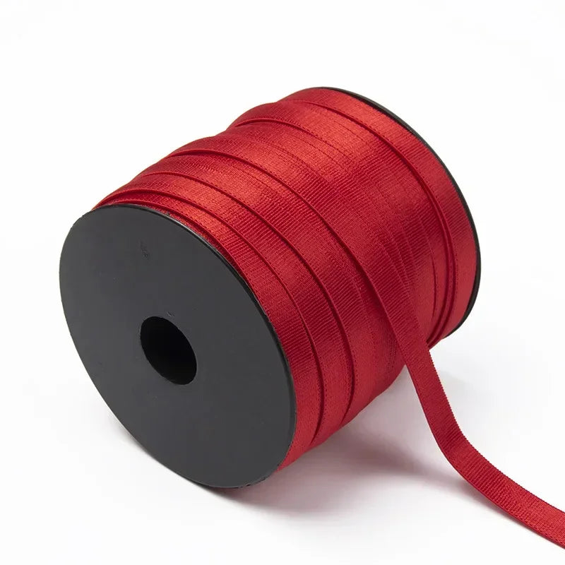 8/300M Nylon Elastic Band 6/8/10/15mm Colored Bra Shoulder Strap Soft Elasticity Trim Underwear DIY Clothes Sewing Accessories