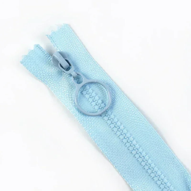 15/500pcs Meetee 3# Resin Zippers Closed 25cm Open-end 60cm Ring Puller Zipper for Bags Wallet Purse Garment Sewing Accessories