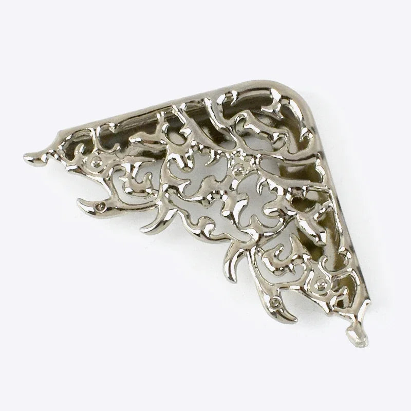 10/500pcs Meetee Bag Edge Corner Metal Buckles Purse Handbag Edges Protection Decor Clip Clasp for Bags Hardware Accessories