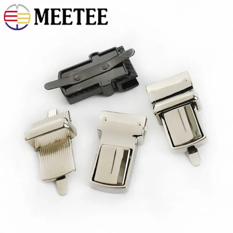 5/120Pcs 21x37mm Handbag Metal Lock Clasp Closure Bag Buckle Twist Turn Locks Snaps for DIY Replacement Bags Purse Accessories