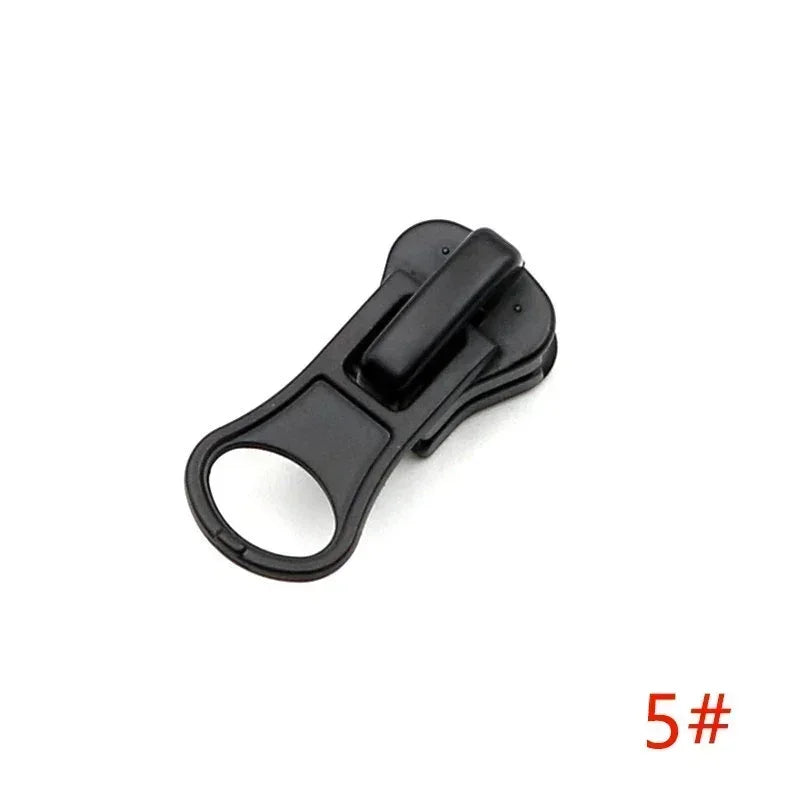 30/1000Pcs 3# 5# 8# 10# 15# Zipper Sliders for Resin Zippers Bag Jacket Coat Zips Head Puller Repair Kit DIY Sewing Accessories