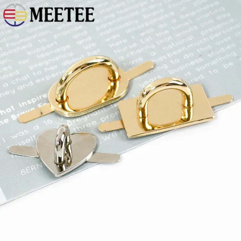 8/300Pcs Meetee Metal Arch Bridge Buckle D Ring Connector Clasp for Handbag Purse Belt DIY Leather Craft Bag Strap Accessories