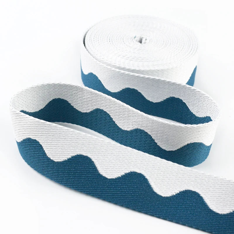 5/150Yards 38mm Nylon Webbing Tapes for Bag Strap Decorative Canvas Ribbons Sewing Bias Lace Trimming Belt Binding Accessories