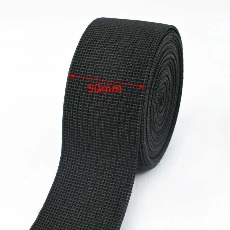 5/100M Elastic Latex Tape Rubber Bands for Furniture Sofa Strap Repair DIY Upholstery Modification Elasticity Belt Chair Material