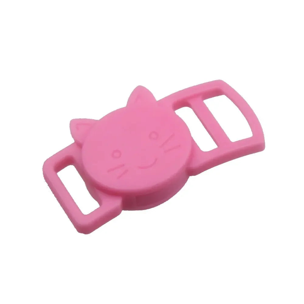30/800Pcs Mixed Color Release Buckles Cat-Head Plastic Safty Breakaway for Cat Collar Paracord Webbing Apparel Accessories
