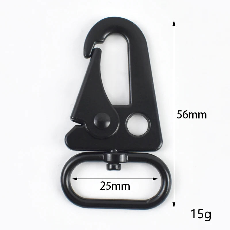 25/800Pcs Metal Buckle Carabiner Clip Webbing Backpack Strap Trigger Snap Hook Belt Outdoor Keychain Hanging Climbing Tool