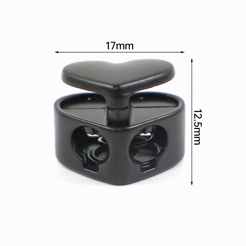 15/500Pcs Drawstring Tail Lock Metal Buckles Spring Snap Button Adjuster Stooper Clasp Rope Clip Hook Hardware Accessory