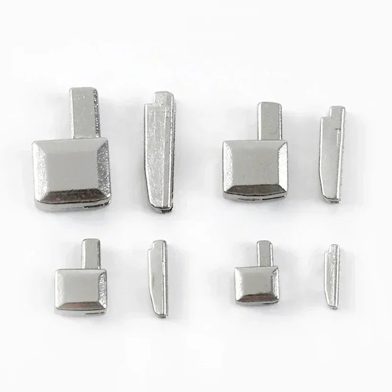 30/800Sets Metal Repair Zipper Stopper Open End Zip Slider Insert Box DIY Sewing Zippers Accessories Clothes Replacement Kit