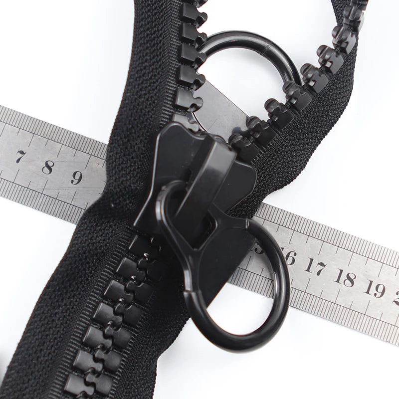 2/30Pcs 20# Extra Large Resin Zippers 60-300cm Open-End Zipper Tent Jacket Down Double-Sided Zips Repair Kits DIY Sewing Accessories
