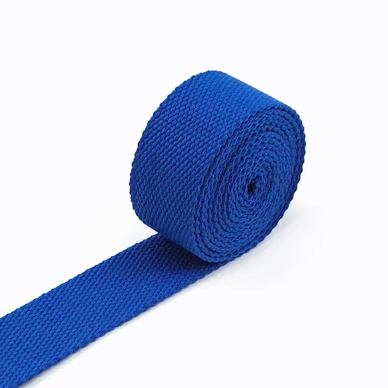 5/150Meters Meetee 38mm Canvas Webbings Ribbon 1.8mm Thick Cotton Webbing Strap Belt DIY Bag Garment Band Sewing Accessories