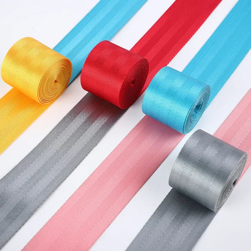 8/200Yards 25/38mm 1mm Thick Webbing Nylon Canvas Webbings Ribbon for Backpack Strap Belt Sling Tape Sewing Bia Binding Supplies