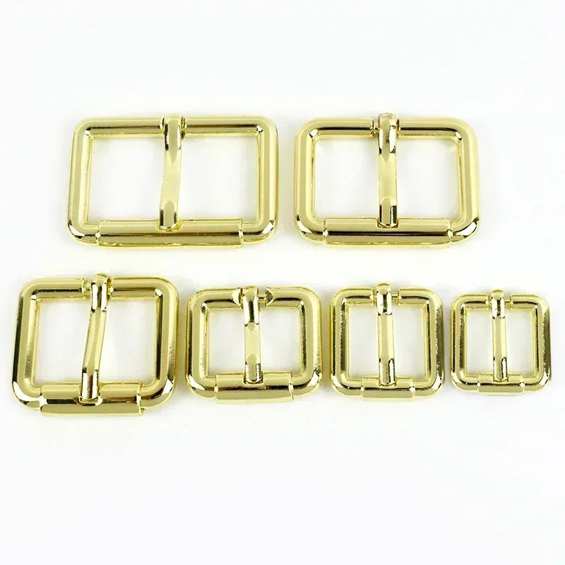 15/500Pcs 13-38mm Metal Pin Buckle Square Adjuster Clasp for Backpack Bag Strap Belt Dog Leash Collar DIY Hardware Accessories