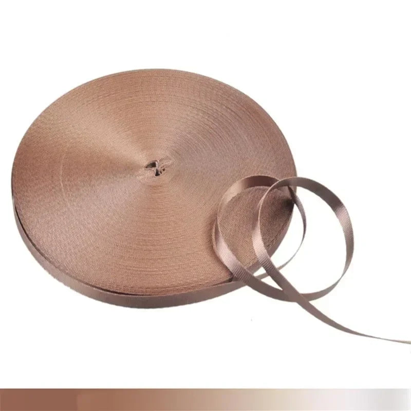20/650Meters 10/12/15/20mm Nylon Webbing Tape 0.5mm Thick Lanyard Making Craft Decoration Ribbon Strap DIY Sewing Accessories