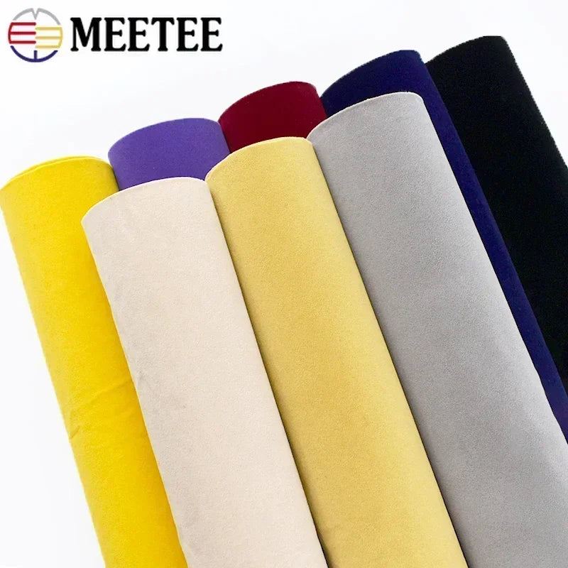 90/1350cm*150cm 0.5mm Thick Self Adhesive Velvet Fabric Sticky Flock Fabrics DIY Jewelry Box Sofa Table Car Drawer Liner Backing