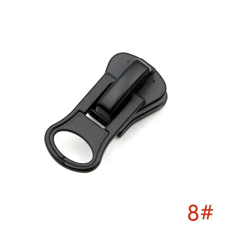 30/1000Pcs 3# 5# 8# 10# 15# Zipper Sliders for Resin Zippers Bag Jacket Coat Zips Head Puller Repair Kit DIY Sewing Accessories