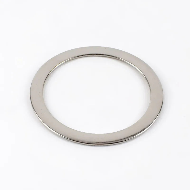 5/150pcs 40/50mm Metal Flat O Ring Bag Handle Buckles Women Handbag Strap Clothes Decorative Clasp Loop DIY Hardware Accessories