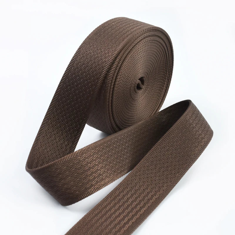 2/50M 38mm 2.4mm Thick Polyester Webbing Straps Bag Backpack Tape Band Pet Leash Knapsack Strapping DIY Sewing Accessories