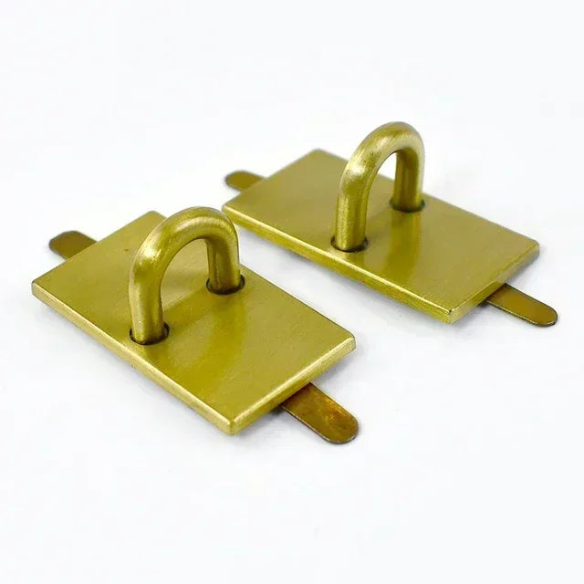 8/300Pcs Meetee Metal Arch Bridge Buckle D Ring Connector Clasp for Handbag Purse Belt DIY Leather Craft Bag Strap Accessories