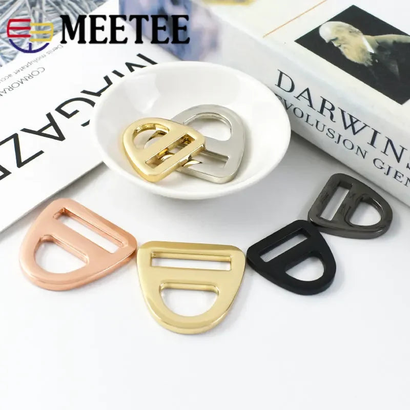 8/300Pcs 20/25mm Metal Buckle Adjustment Belt Anti-skid Buckles Bag Strap Connection Clasp DIY Webbing Slider Hook Accessories