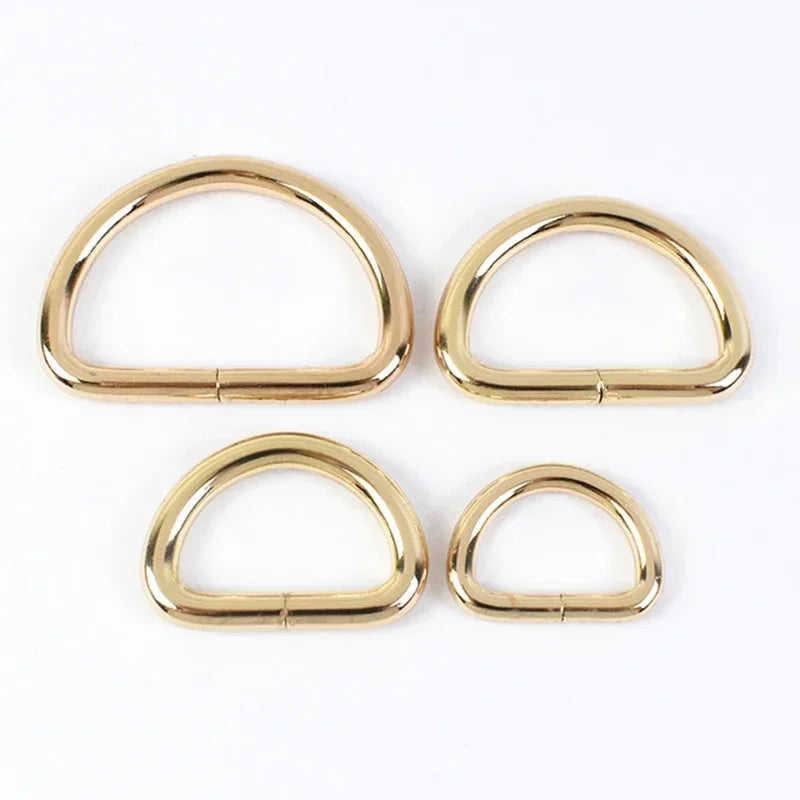 25/800Pcs Metal Bags Buckle 16-50mm Rectangle D Ring Webbing Belt Connect Hook Buckles Handbag Strap Clasp DIY Hardware Accessories
