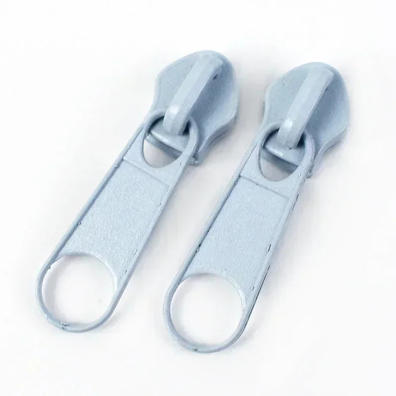 3# 5# Nylon Zipper Slider 30/1200Pcs Colorful Zip Pull Head Clothing Zippers Puller Backpack Closure Zips Sliders DIY Repair Kits