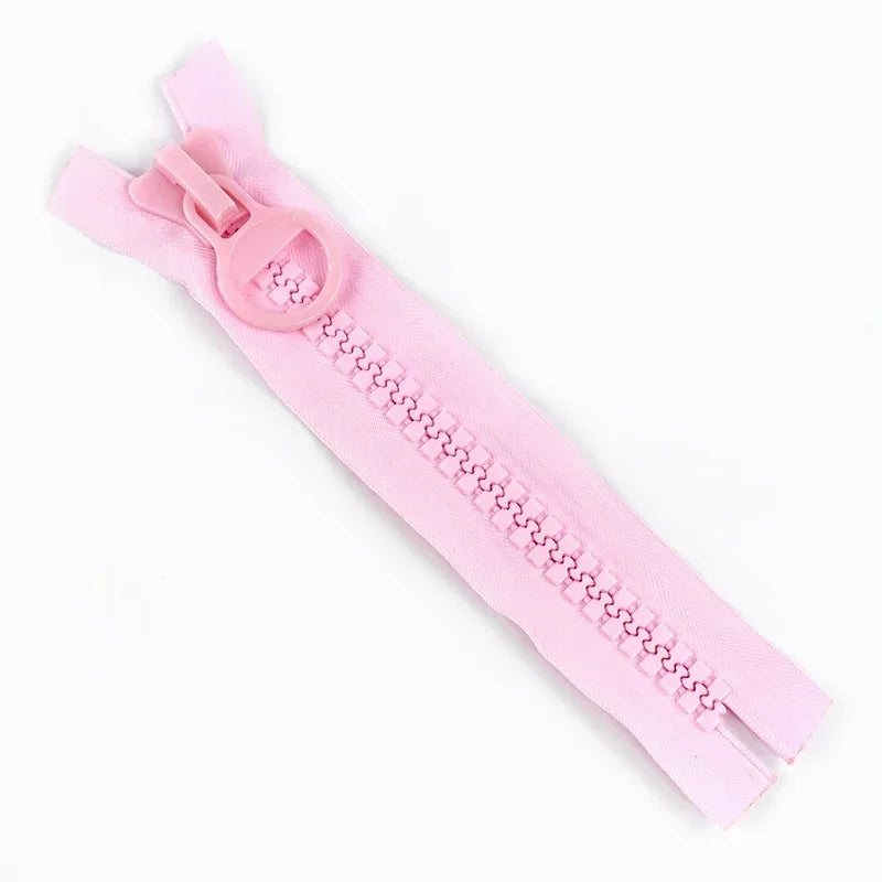 5/120Pcs Meetee 25cm 20# Extra Large Resin Zipper No Endless Lock Pocket Zippers for Wallet Pencil Bags Zip Sewing DIY Accessories