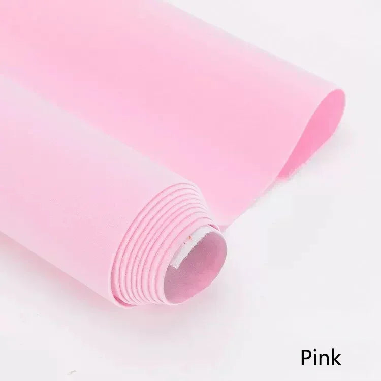 90/1350cm*150cm 0.5mm Thick Self Adhesive Velvet Fabric Sticky Flock Fabrics DIY Jewelry Box Sofa Table Car Drawer Liner Backing