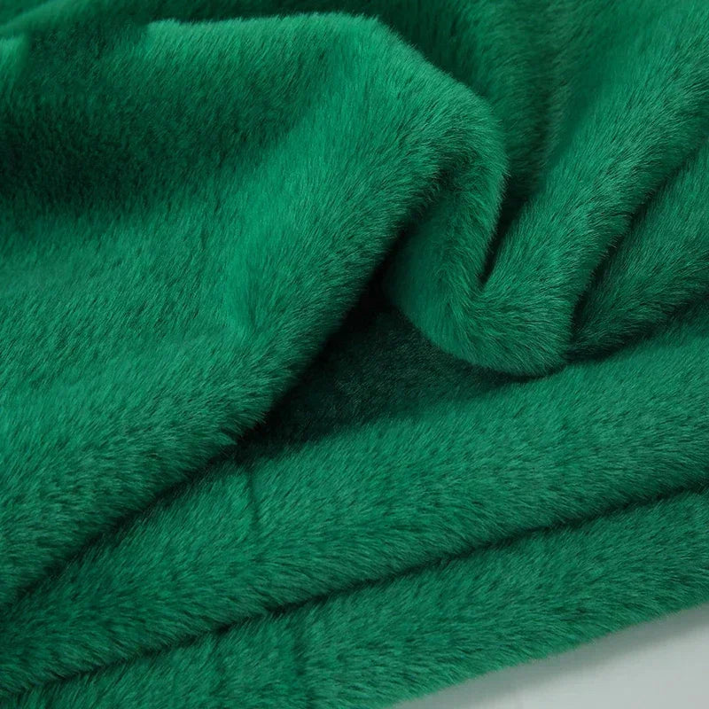 100/2500*50cm Faux Fur Fabric 8mm Pile Soft Plush Fabrics for Toys Sofa Home Decoration Cotton Dolls DIY Clothes Sewing Handmade