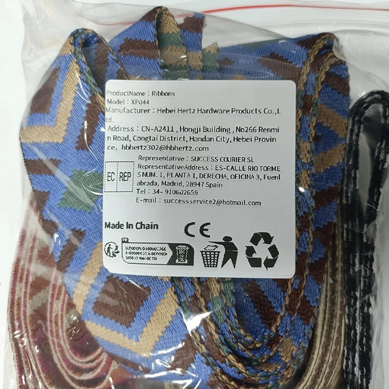 3/100Meters 50mm Jacquard Webbing Tapes for Strap Ethnic Ribbon Band Luggage Decorative Lace Webbings Sewing Bias Accessories