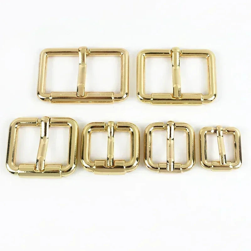 15/500Pcs 13-38mm Metal Pin Buckle Square Adjuster Clasp for Backpack Bag Strap Belt Dog Leash Collar DIY Hardware Accessories