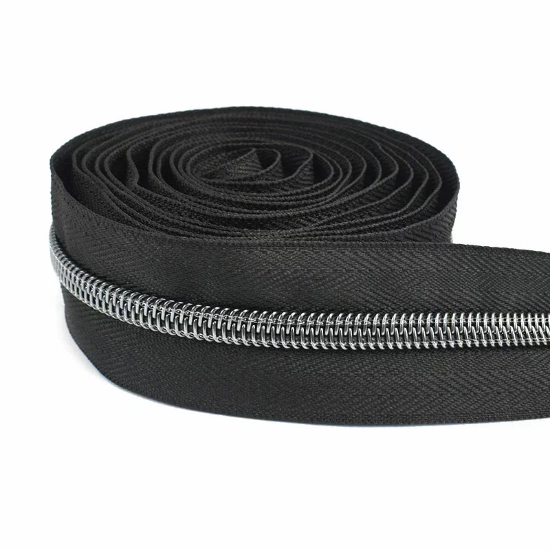 8/300M Sewing Zippers Tapes By The Meter Bag Shoes Nylon Coil Zipper Decorative Roll Bulk Zips Repair Kit DIY Accessories