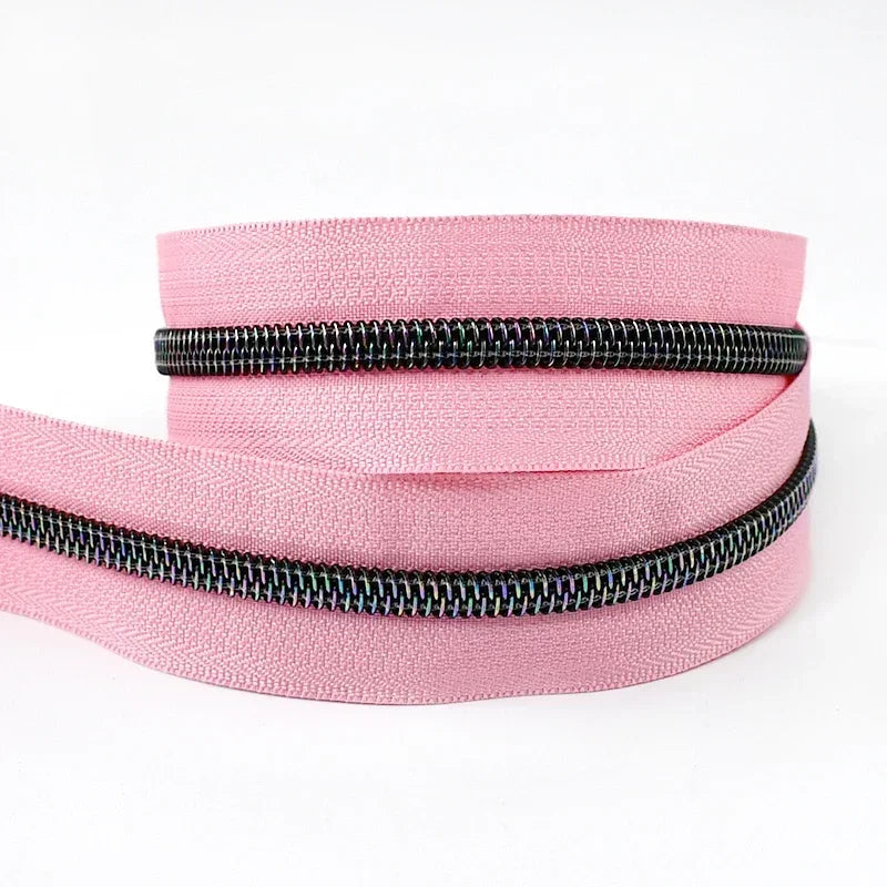 3/120Meters 5# Colorful Nylon Zipper Tapes for Jacket Purse Plastic Coil Zippers Luggage Bag Zip DIY Garment Sewing Accessories